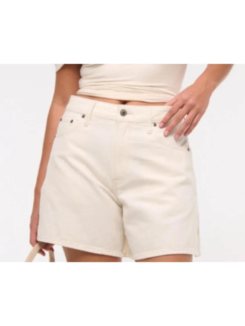 Abercrombie & Fitch The loose Short High Rise - Women's 32 Curve Love NWT - Picture 2 of 8